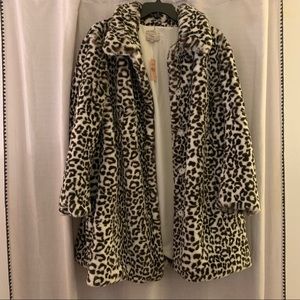 Leopard Plush Coat